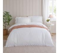 Wylder Nature Florrie 100% Cotton Embroidered Duvet Cover Set