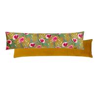 Wylder Nature House of Bloom Poppy Draught Excluder Cover, Saffron, 92 x 20cm