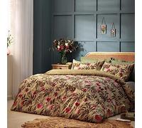 Wylder Nature House Of Bloom Poppy Floral Double Duvet Cover Set