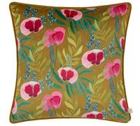 Wylder Nature House Of Bloom Poppy Polyester Filled Cushion Saffron, Yellow