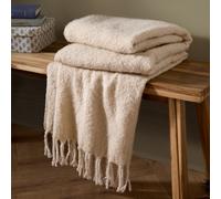 Wylder Nature Isla Woven Tasselled Throw | 130 x 180 cm | Various Colours