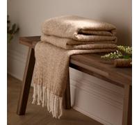 Wylder Isla Woven Tasselled Throw, Natural, 130 X 180Cm