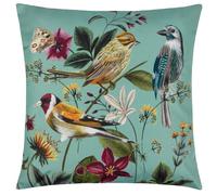 Wylder Nature Midnight Garden Birds Uv & Water Resistant Outdoor Polyester Filled Cushion