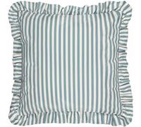 Wylder Nature Millie Ruffle Striped Polyester Filled Outdoor Cushion