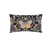 Wylder Nature Mirrored Butterfly 30x50cm Cushion Midnight