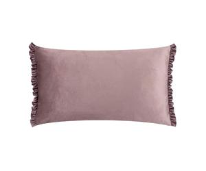 Wylder Nature Tilly Velvet Reversible Cushion Cover - Poached Pear/Shell - 30cm x 50cm - Poached Pear/Shell - 100% Polyester