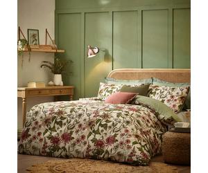 Wylder Nature Wallflower Duvet Cover Set - Natural - Single - Natural - 60% Polyester/40% Cotton