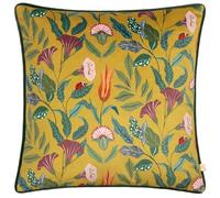 Wylder Nature Wild Garden Columnaris Velvet Piped Feather Filled Cushion