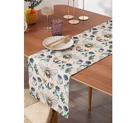 Wylder Table Runner Nature Wild Garden – Large Indoor/Outdoor, Washable Multicoloured 220x35 cm