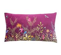 Willow Wildflower Meadow Digitally Printed Velvet Cushion Wylder Nature Multi 30cm x 50cm