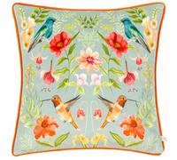 Wylder Nectar Garden Blossom Piped Velvet Feather Rich Cushion