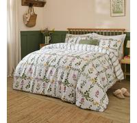Wylder Olivia Reversible 100% Cotton Duvet Set King, Green