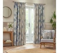 Wylder Ophelia Pencil Pleat Curtains - Beige - 117x183cm