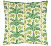 Wylder Patera Palm Print Cushion Cover - Green/Yellow - 43cm x 43cm - Green/Yellow - 100% Polyester