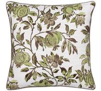 Wylder Pomegranate Floral Jacquard Feather Rich Cushion