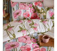 Furn Duvet Cover Set Wylder Poppy Trail - Reversible Floral, Cotton-rich, Multicolour Super King