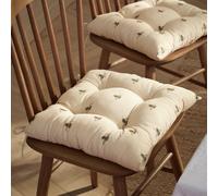 Wylder Ramble Bumble Bee Natural Seat Pad 2 Pack - 40x40cm