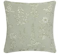 Wylder Sophia New Floral Jacquard Cushion Cover - Sage - 50cm x 50cm - Sage - 100% Polyester