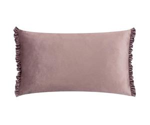 Wylder Tilly Reversible Velvet Cushion Cover - Heather/Smoke - 50cm x 30cm - Heather/Smoke - 100% Polyester