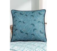 Wylder Tropics Abyss Jellyfish 43x43cm Cushion Blue