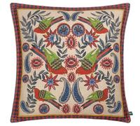 Wylder Tropics Akamba Mirrored Parrots Tropical Feather Filled Cushion