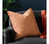 Wylder Tropics Cirro Jacquard Cushion Cover, Orange, 45 x 45 cm (Pack of 1)
