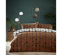 Wylder Tropics Desert Monkey Duvet Cover Set - Super King - Amber