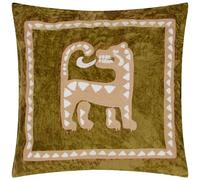 Wylder Tropics Dynasty Tiger Abstract Polyester Filled Cushion In Light Green Light Green