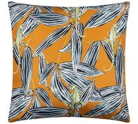 Wylder Tropics Ebon Wilds Zuri Outdoor Cushion Cover, Saffron, 43 x 43 cm