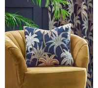 Wylder Tropics Galapagos Jacquard Piped Feather Filled Cushion