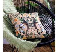Wylder Tropics Kali Mirrored Birds Tropical Polyester Filled Outdoor Cushion
