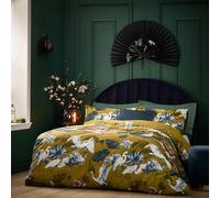 Wylder Tropics Kushiro Exotic Sateen Duvet Cover Set - Olive - Olive - Double