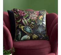 Wylder Tropics Leilani Tropical Floral Birds Cushion Multi 43cm x 43cm