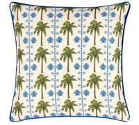 Wylder Tropics Valera Rodis Palm Tropical Piped Feather Filled Cushion