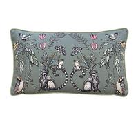 Wylder Tropics Wild Mirrored Creatures Cushion Cover,Sage,30 x 50cm