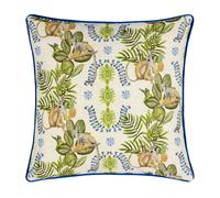 Wylder Valera Lagos Tropical Monkey Cushion Cover - Multicoloured - 43cm x 43cm - Multicoloured - 100% Polyester