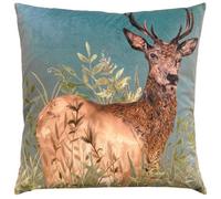 Wylder Willow Stag Digitally Printed Velvet Cushion Cover