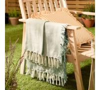 Wylder Wisley Woven Outdoor Throw In Green Green