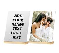 Wyleaves Premium Custom Picture Frame - Custom Metal Photo Prints,Customize Your own Picture Frame,Personalized Picture Frame Gift for Family and Lovers
