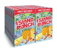 Wyler's Light Island Punch, Fruity Red Punch, 10 CT Pack of 12