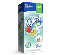 Wyler's Light Pitcher Packs Water Drink Mix, Kiwi Strawberry, 6 Packets