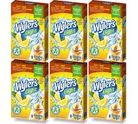 Wyler's Light Singles To Go - Half Tea/Half Lemonade Water Drink Mix - 8 Sticks Per Box, 6 Boxes (Total 48 Sticks)