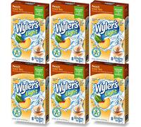 Wyler's Light Singles To Go Iced Tea with Peach, 8 Packets Inside(Pack of 6) by Wyler's