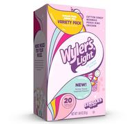 Wyler's Light Singles to Go Powder Packets, Water Drink Mix, Variety Pack, Watertok Fun Flavors, Cotton Candy, Mermaid, Peach Ring, Unicorn, Sugar & Caffeine Free, On-The-Go, 20 Count (Pack - 1)