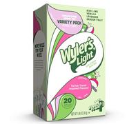 Wyler's Light Singles to Go Powder Packs, Water Drink Mix, Variety Pack, Watertok Basic Flavours, Kiwi Lime, Vanilla, Lavender and Dragon Fruit, Sugar and Caffeine Free, Travel 20