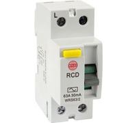 WYLEX 63 AMP 30 mA DOUBLE POLE RCD WRS63/2