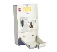 Wylex DSF100M 100A DP, Metal Enclosed, Domestic Switch Fuse + 100A Fuse Fitted