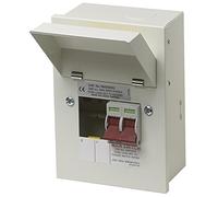 Wylex Main Switch 2 Way 63A Metal | Load CENTRES/Distribution Boards Consumer Units Circuit Breakers, 1 X Qty - NM206/63