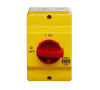 Wylex NHTPSD25 25A 2 Pole 240V AC IP65 Rotary Isolator