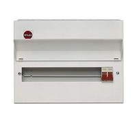 Wylex NM1406L Metal Consumer Unit with 100A Main Switch - 14 Way